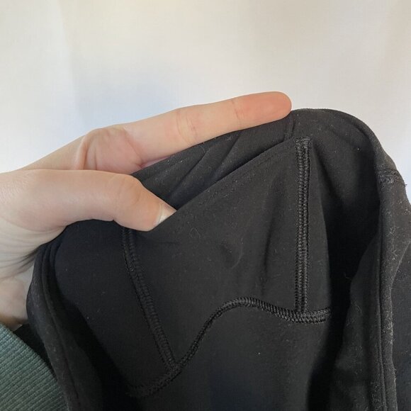 Athleta women's size XS leggings black athletic hidden pocket nylon spandex - Picture 8 of 8